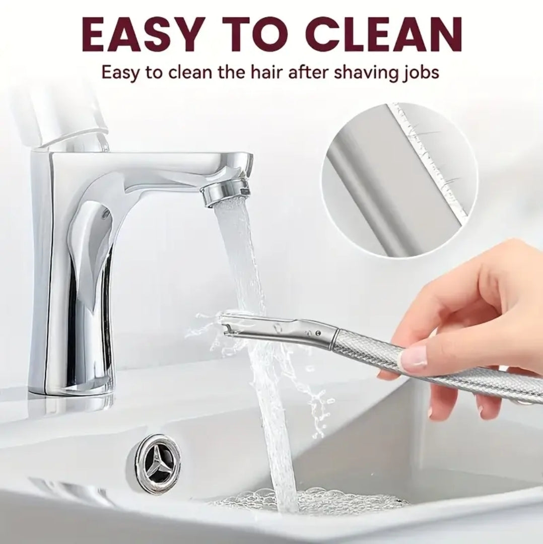 Stainless Steel Dermaplaning & Eyebrow Razor with Refill Blades