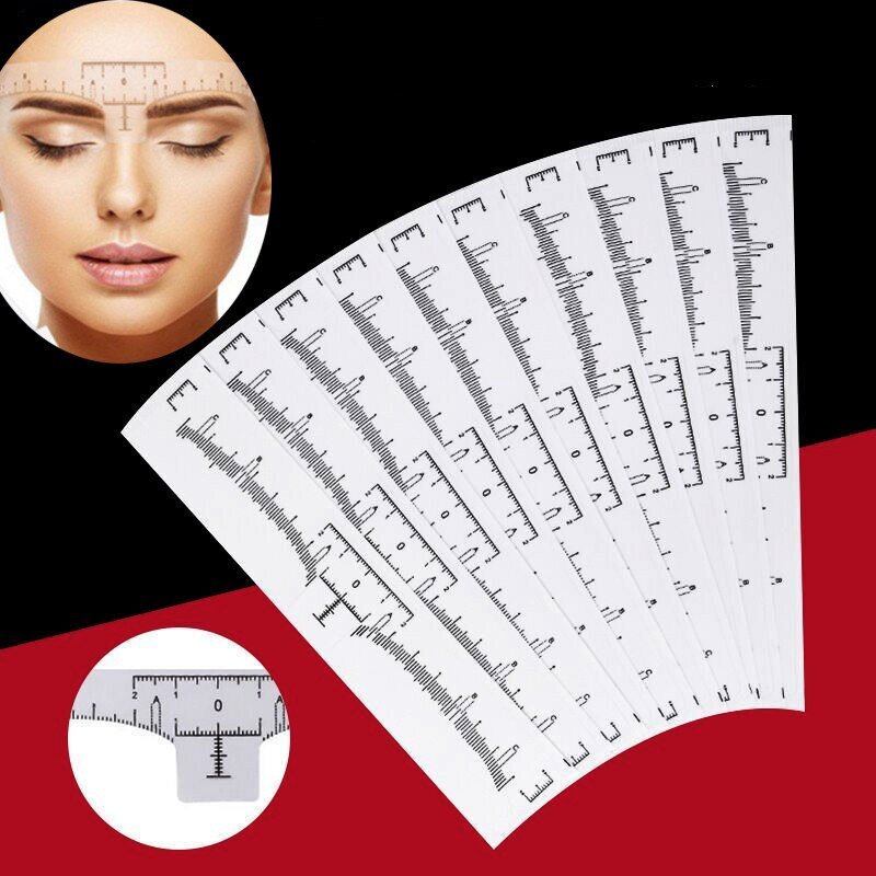 Eyebrow Ruler Sticker